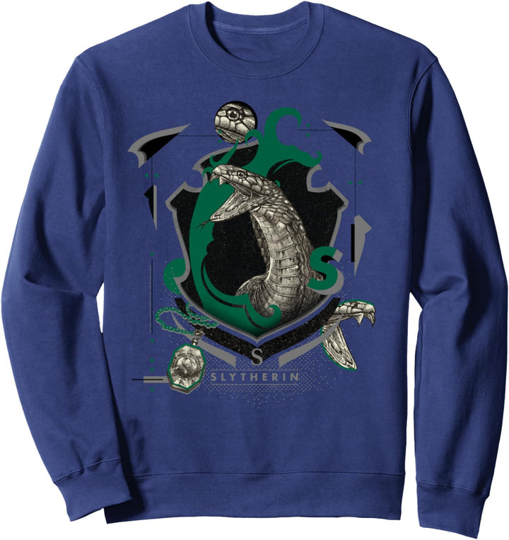 Harry Potter Slytherin Magicial Mischief Level Up Crest Sweatshirt