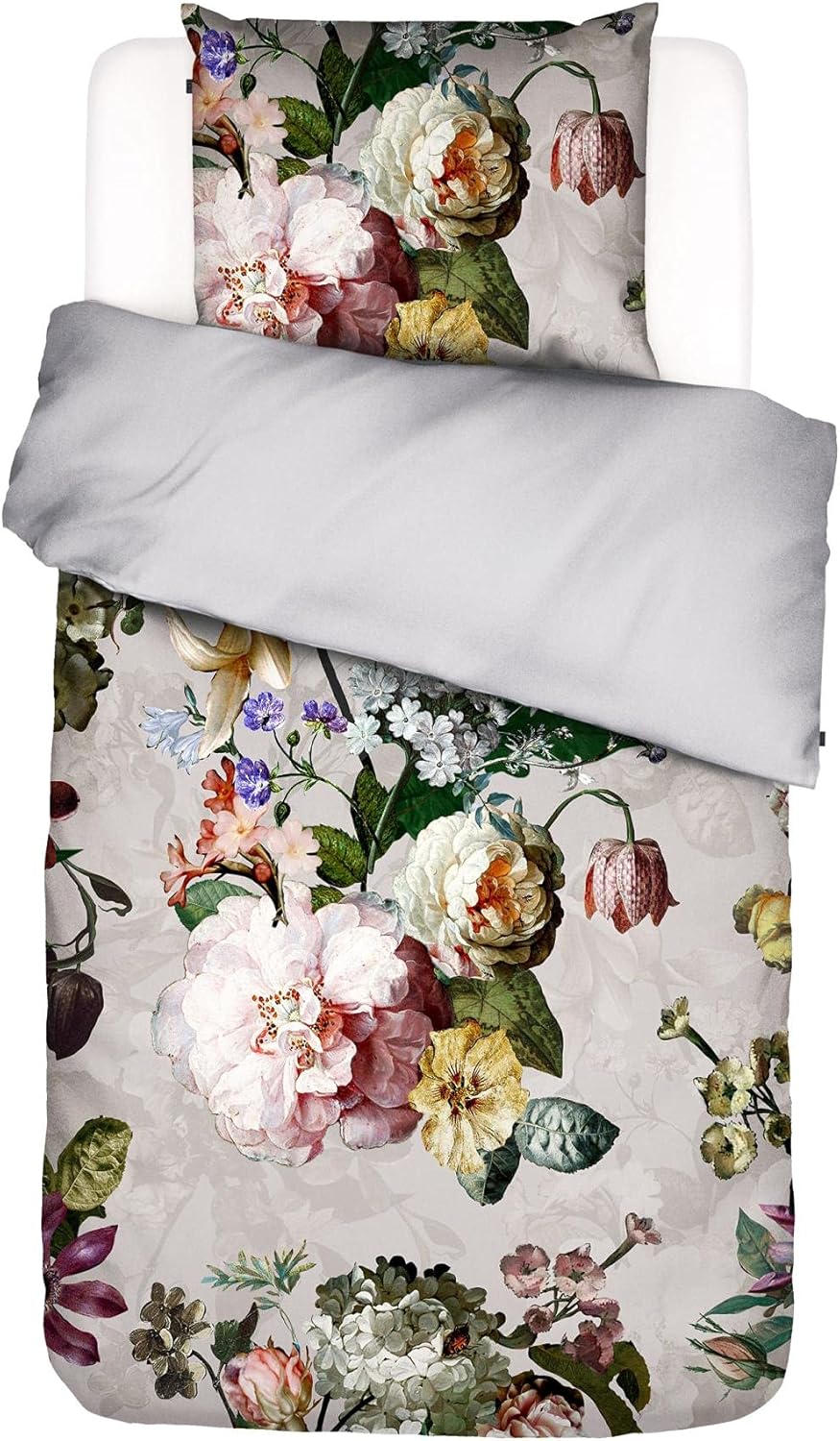 ESSENZA Bettwäsche Fleur Ecru 135x200 + 1x 80x80 cm, Ecru 135x200 + 1x 80x80 cm
