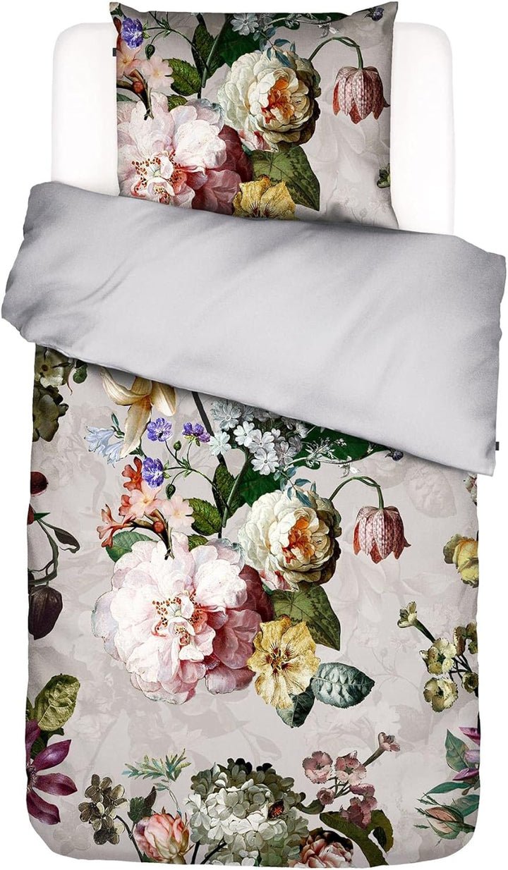 ESSENZA Bettwäsche Fleur Ecru 135x200 + 1x 80x80 cm, Ecru 135x200 + 1x 80x80 cm
