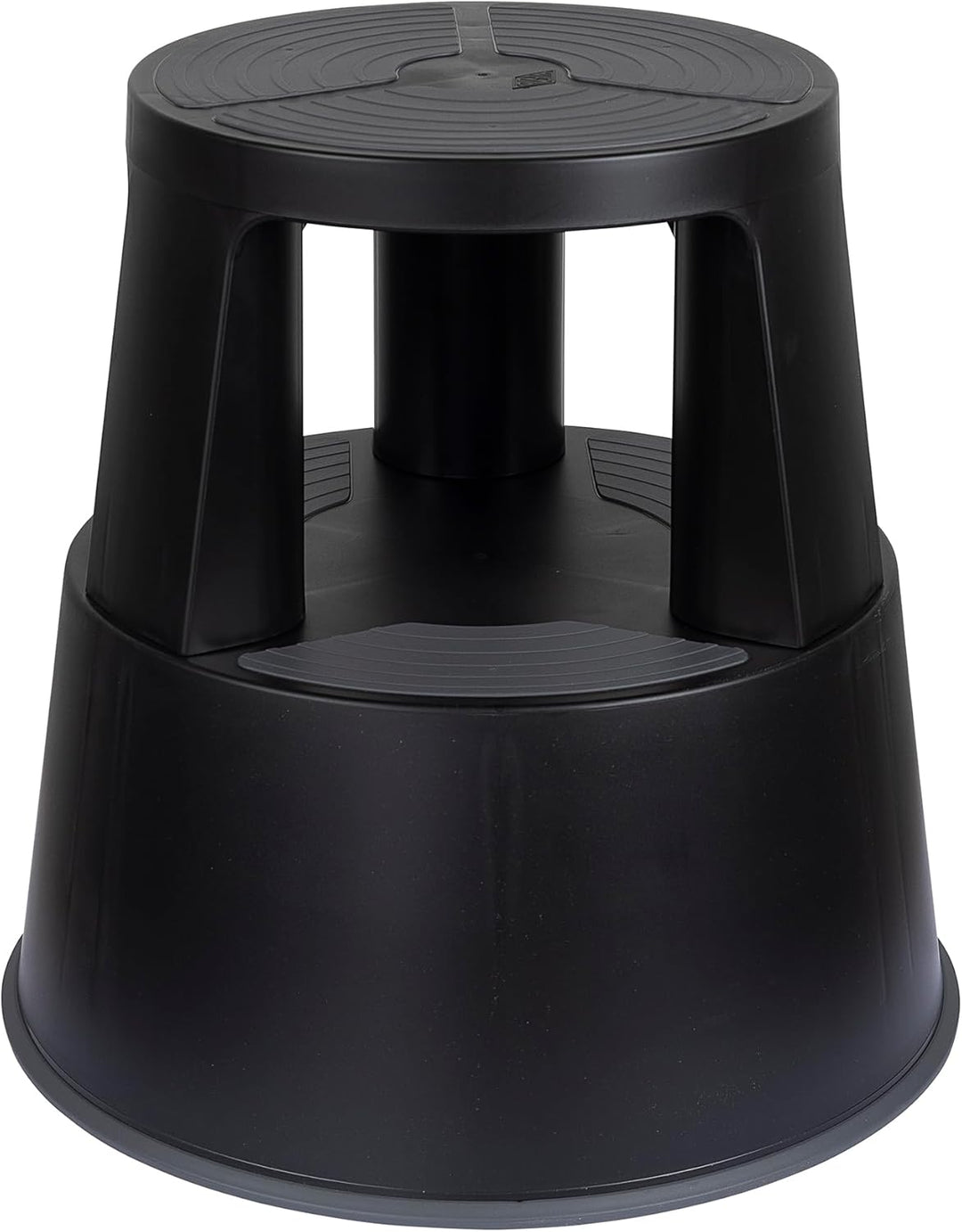 WEDO Rollhocker Super Step – robuster Tritthocker aus bruchfestem Kunststoff, TÜV/GS-geprüft nach EU