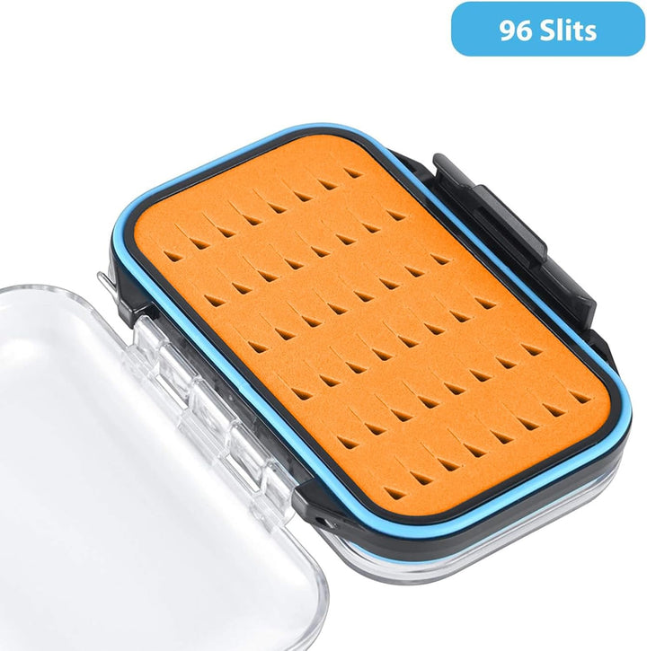 Angelkoffer leer 3 Stück Angelzubehör Köderbox Angelbox Spoon Box transparenter Angelkasten mit Grif