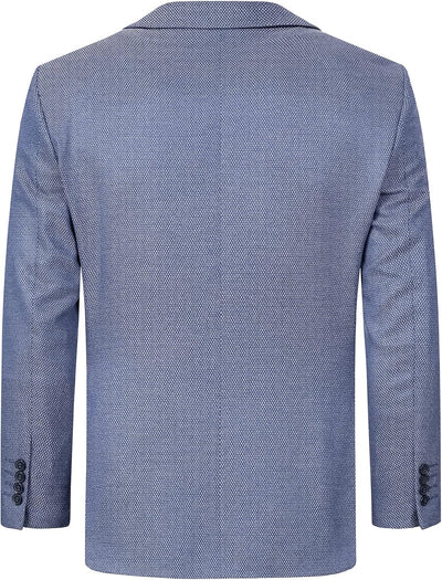 Indumentum Herren Sakko Blazer IJS-100 S Hellblau, S Hellblau