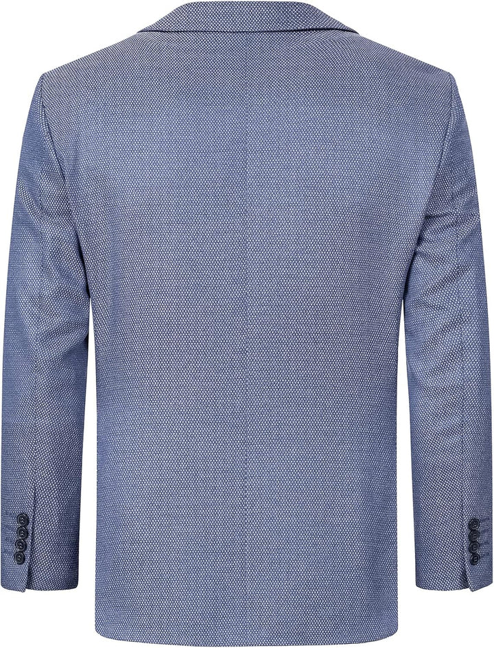 Indumentum Herren Sakko Blazer IJS-100 XL Hellblau, XL Hellblau
