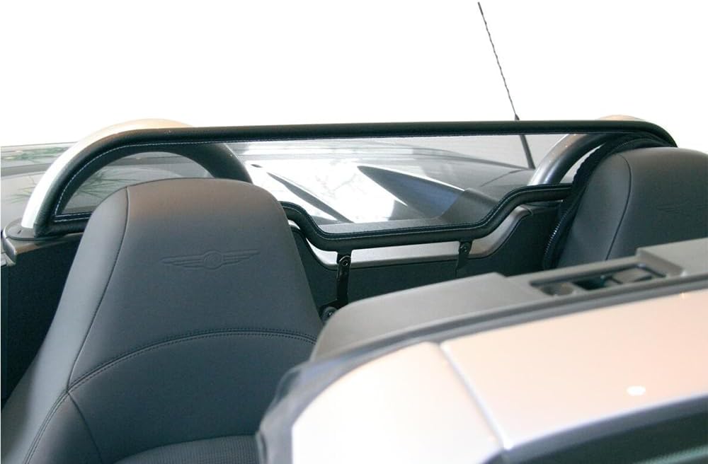 Aperta Windschott passend für Chrysler Crossfire Roadster 100% Passgenau OEM Qualität Schwarz Windst