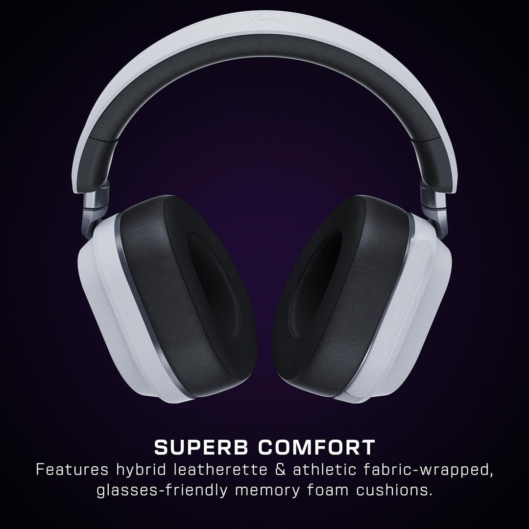 Turtle Beach Stealth 700 Kabelloses Multiplattform-Headset für PS5, PS4, PC und Mobilgeräte, Weiss G