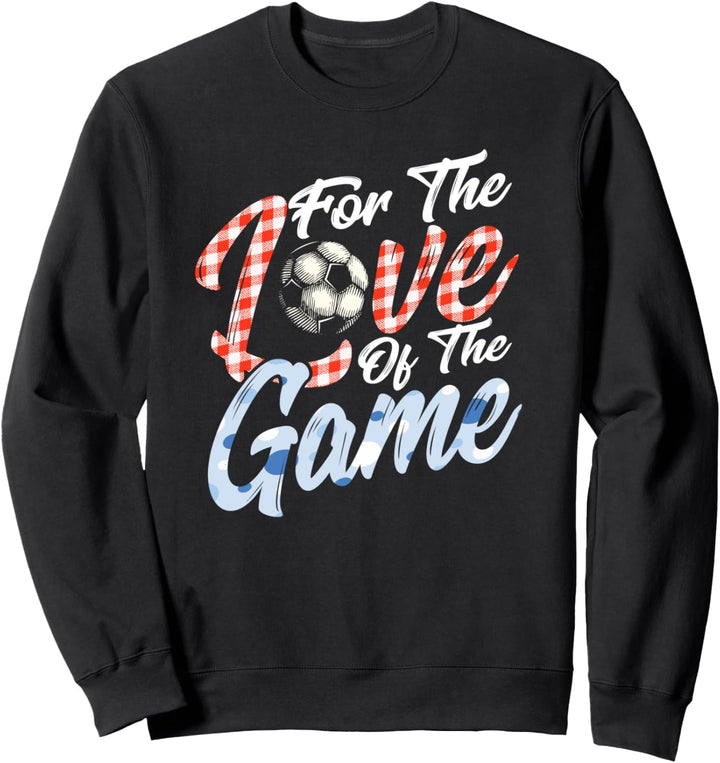 Fussball Für die Liebe zum Spiel Vintage Fussball-Enthusiast Sweatshirt