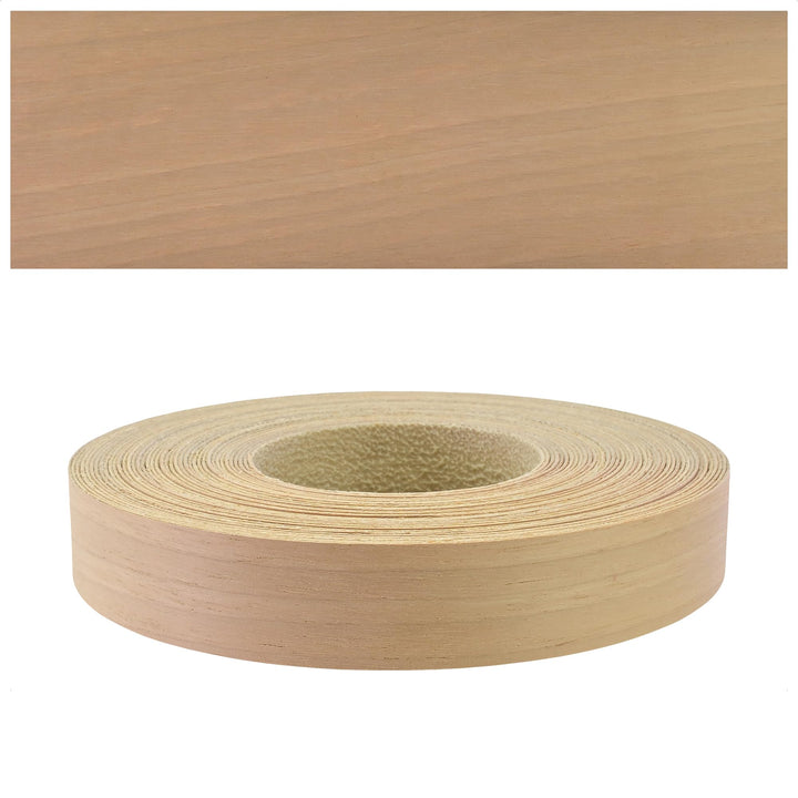 Mprofi MT® Kantenumleimer Nussbaum | 22 mm x 5 m | Echtholz Furnier Kantenband | Bügelkantenumleimer