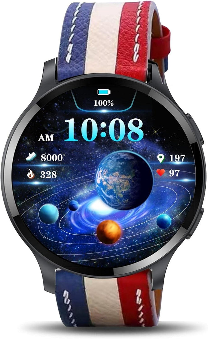 HOAIYO Smartwatch Herren Damen mit Telefonfunktion, 1.5" Fitnessuhr Armbanduhren Sportuhr mit Pulsme