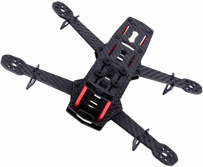 Quadcopter-Rahmen-Kit, 250-mm-FPV-Carbon-Renn-Drohnenrahmen Flugzeugrahmen-Zubehör für die 4-Achs-FP