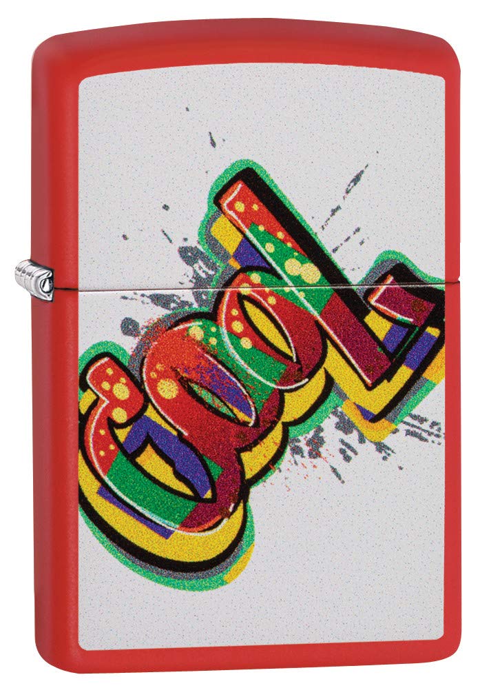 Zippo Feuerzeug, Messing, Red Matte, Color Image, Einheitsgrösse