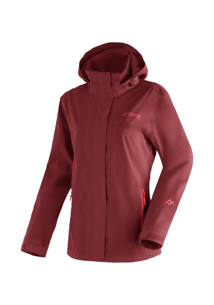 Maier Sports Metor Rec W, Damen Outdoorjacke, Wasserdichte Wanderjacke mit sportlichem Schnitt, PFC-