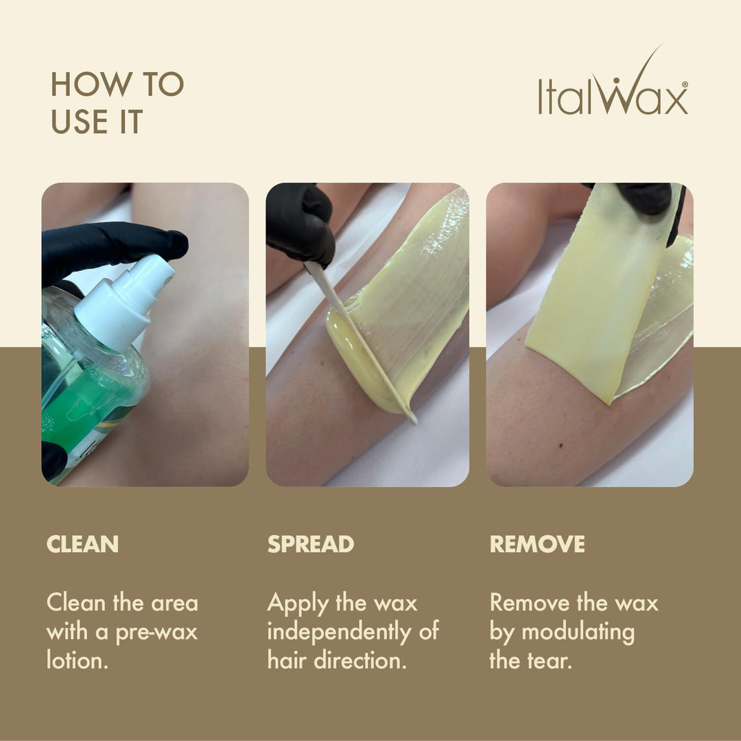 Italwax White Chocolate – 1Kg - Waxing Perlen für Haarentfernung - Natürliche Formulierung für alle