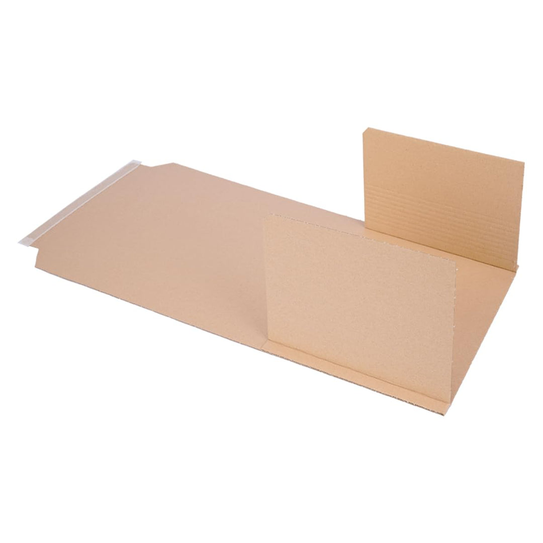 Buchverpackung 25 Stück selbstklebend für A1, 900 x 600 x 10-90 mm, Universal Wickelverpackung 25 St