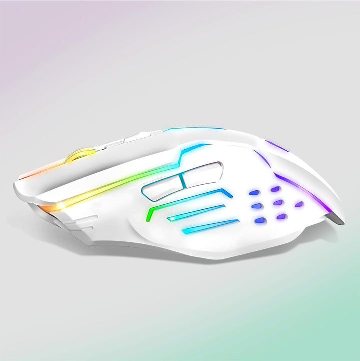 EMPIRE GAMING - RF903 Gaming-Maus, Kabellos 2,4GHz Wireless Wiederaufladbar – LED-Hintergrundbeleuch
