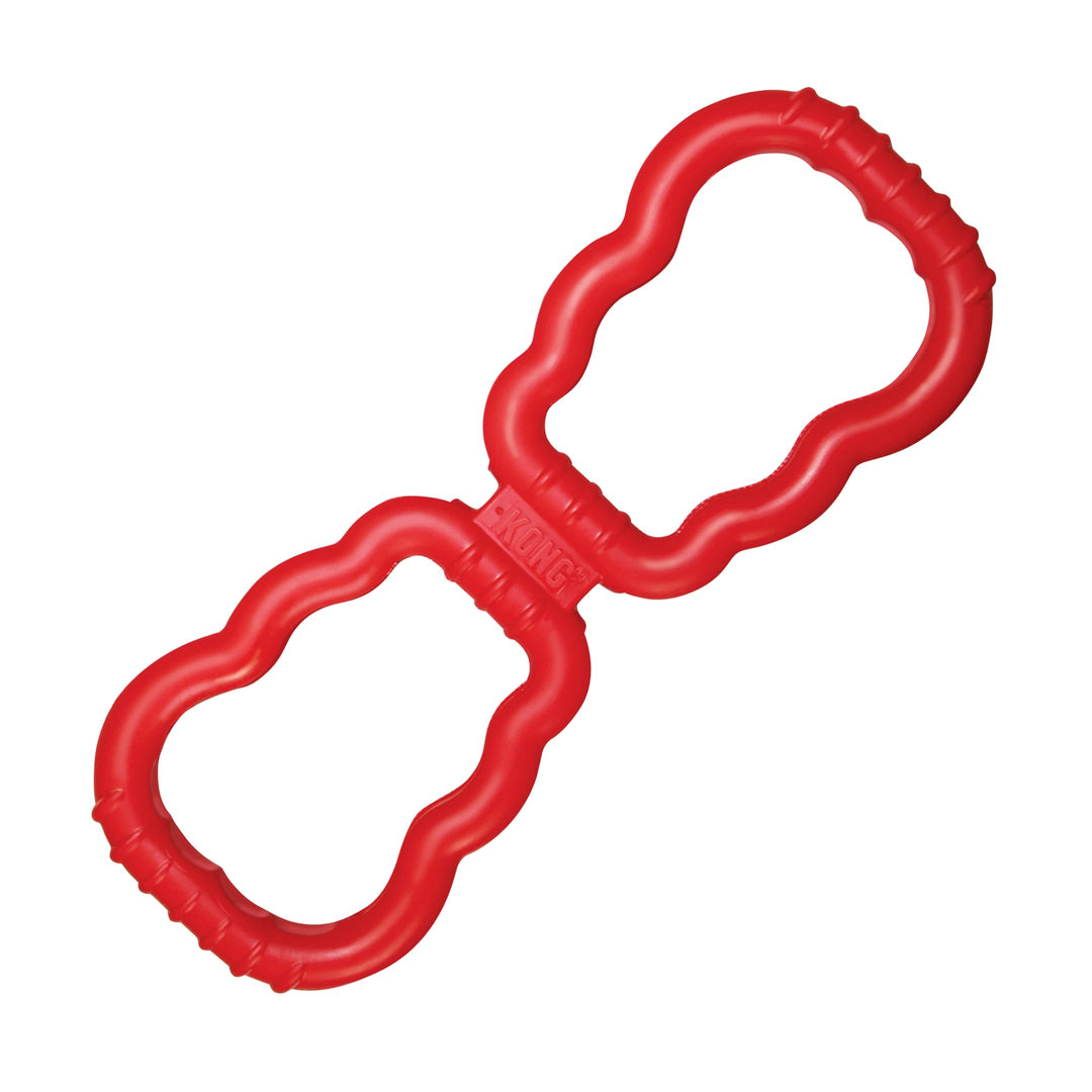 KONG Tug Toy - Hundespielzeug aus Naturkautschuk zum Spielen - Für Mittlelgrosse/Grosse Hunde L 33 x
