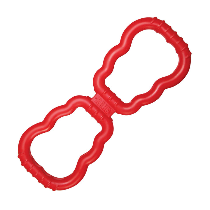 KONG Tug Toy - Hundespielzeug aus Naturkautschuk zum Spielen - Für Mittlelgrosse/Grosse Hunde L 33 x