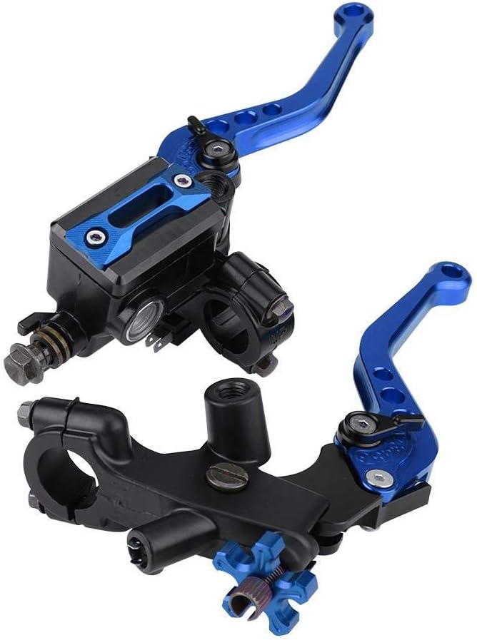 Qiilu 1 Paar Universal-Brems- und Kupplunghebel für Motorräder mit 7/8-Zoll-Lenker (22 mm), für Haup