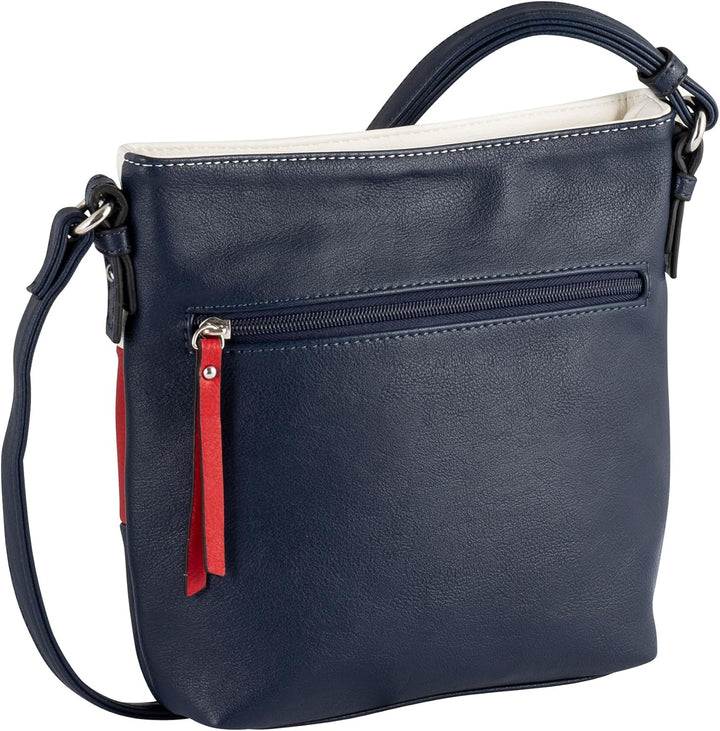 TOM TAILOR bags Ellen Damen Umhängetasche Crossbody Bag 25,5 x 5,5 x 23,5 Mixed Maritim, 25,5 x 5,5