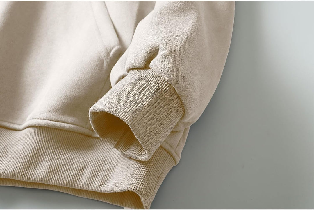 Herren-Kapuzenpullover, Kontrastfarbe, Patchwork, grosse Taschen S 23wy661beige, S 23wy661beige