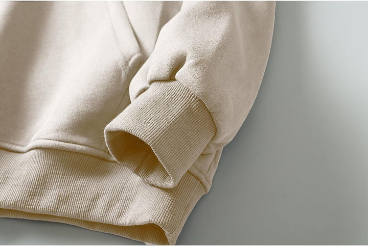 Herren-Kapuzenpullover, Kontrastfarbe, Patchwork, grosse Taschen S 23wy661beige, S 23wy661beige