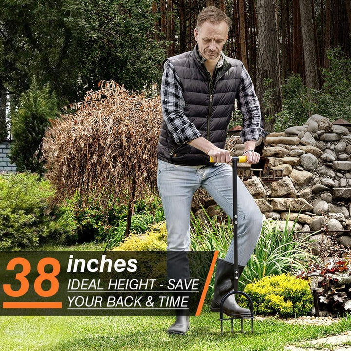 Colwelt Luftsprudler für Rasenspike, Gartenarbeit, Rasenbelüfter für verdichtete Böden und Rasen, ru