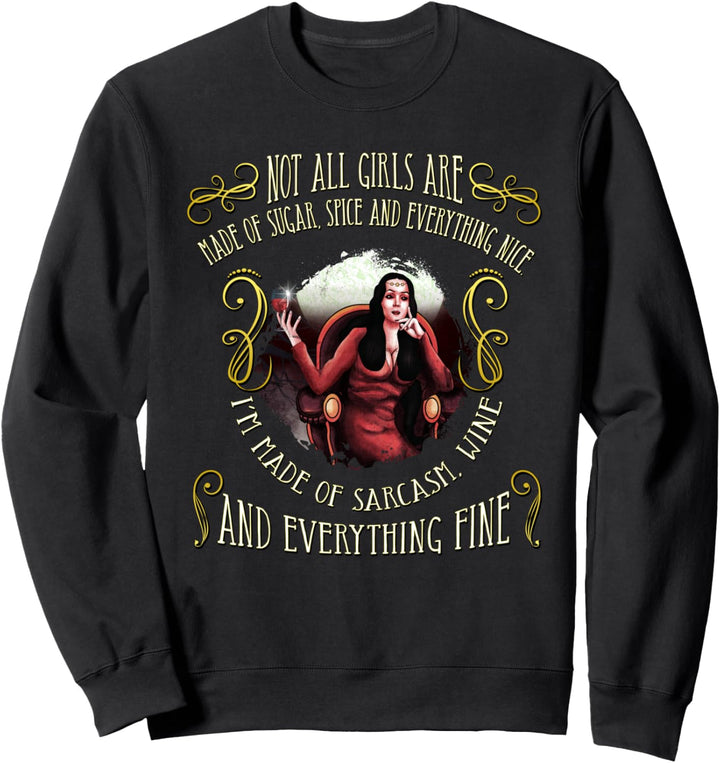 Sugar Spice and Everything Fine La Catrina Women Sugar Skull Sweatshirt