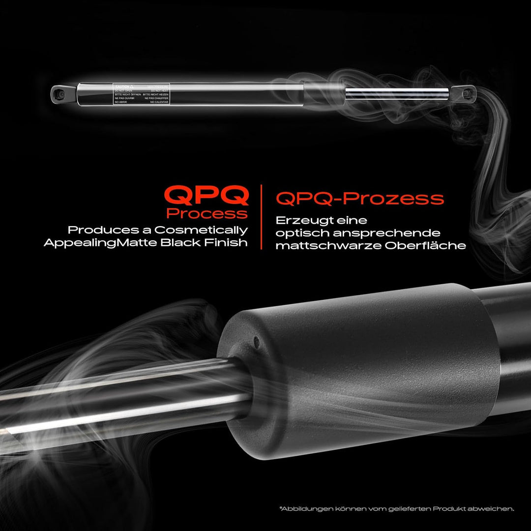 Frankberg 2x Universal Gasfeder Gasdruckdämpfer Gasdruckfeder Dämpfer 570N 570MM 210MM