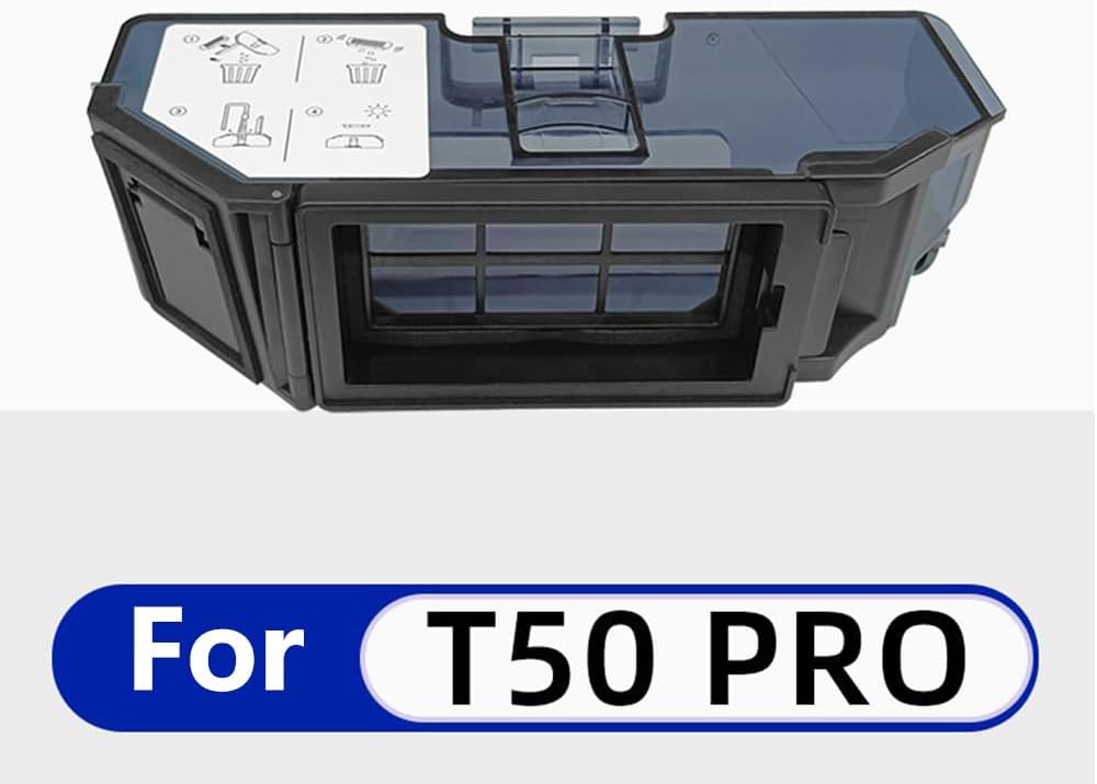 T50 Kehrmaschine Staubbehälter Box für Ecovacs T50 T50 Pro Roboter Staubsauger Filter Staubbehälter