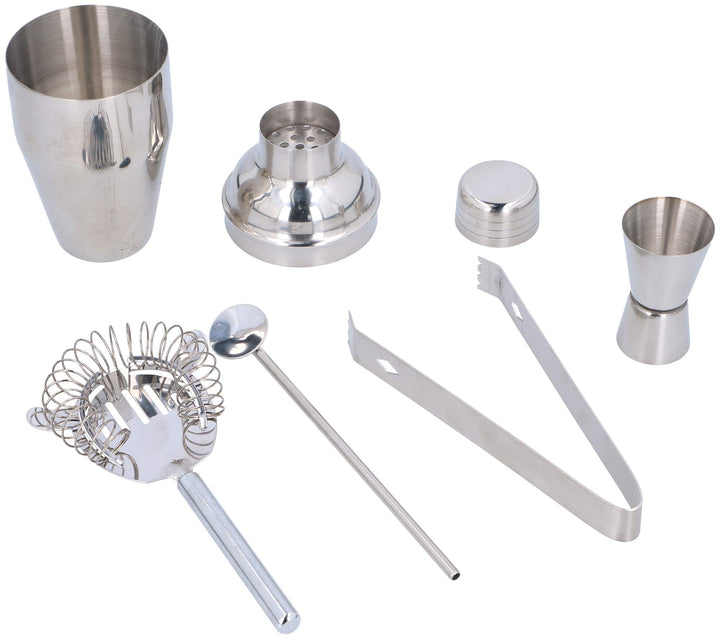 Alpina 10185 Cocktail-Set 5-Teilig, Inox/Rostfrei