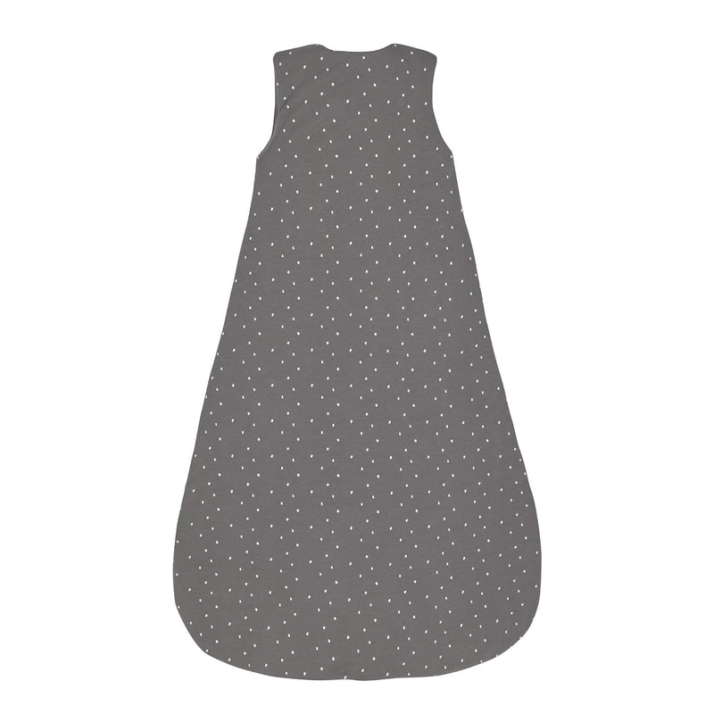 LÄSSIG Baby Ganzjahres Schlafsack ohne Ärmel unisex/Sleeping Bag Interlock Spots anthracite, Grösse