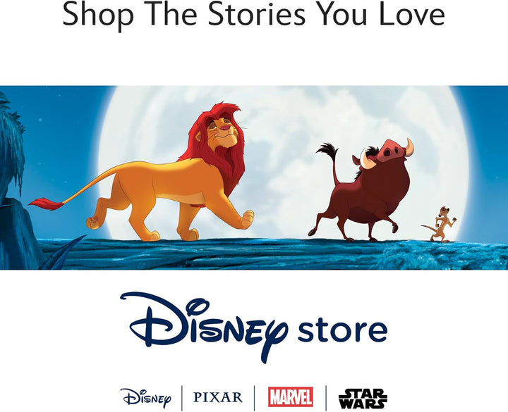 Disney Store Pumbaa Medium Soft Plush Toy, The Lion King, 33cm/12, Cuddly Character with Embroidered