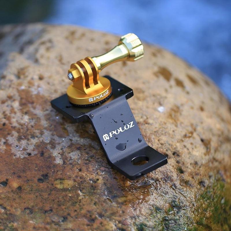 PULUZ Go pro Halterung für Motorrad Feste Metallhalterung Schraube für GoPro Hero12 Black / Hero11 /