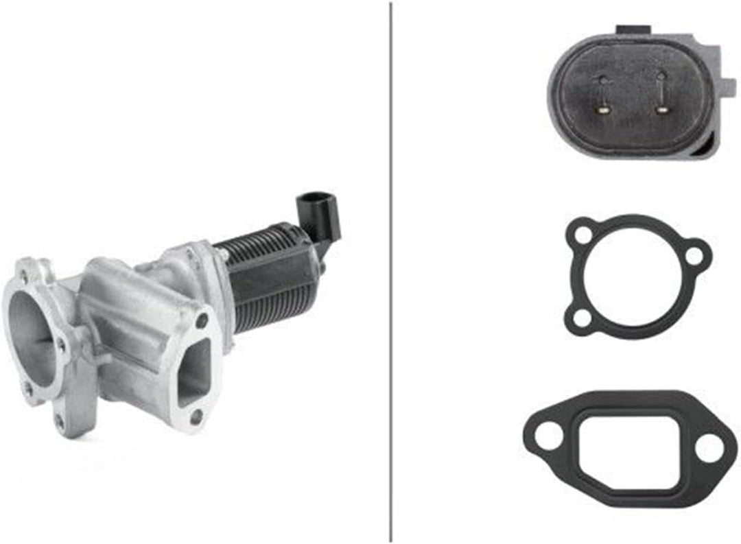 HELLA 6NU 010 171-451 AGR-Ventil - elektronisch - 2-polig - mit Dichtungen