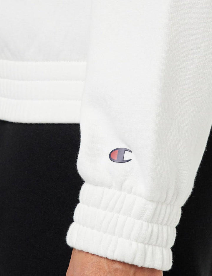 Champion Damen Legacy Sweatsuits Heritage W-Light Powerblend Fleece Boxy Hooded Sportanzug XL Off Wh