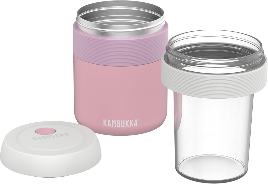 Kambukka Bora Baby Pink Thermoskanne für Feststoffe, 600 ml 11-06015, 11-06015