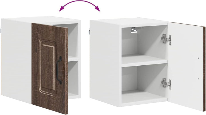 vidaXL Geschirrspülerfront Kalmar Braun Eichen-Optik 30 x 31 x 40 cm, Eleganter moderner Küchenregal
