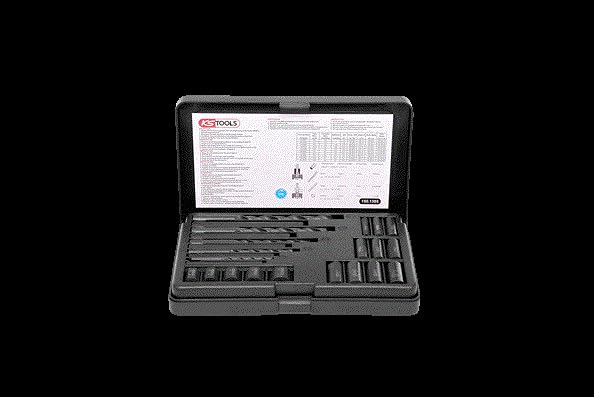 KS Tools 150.1305 Gewindeausdreh-Satz, 25-tlg Single, Single