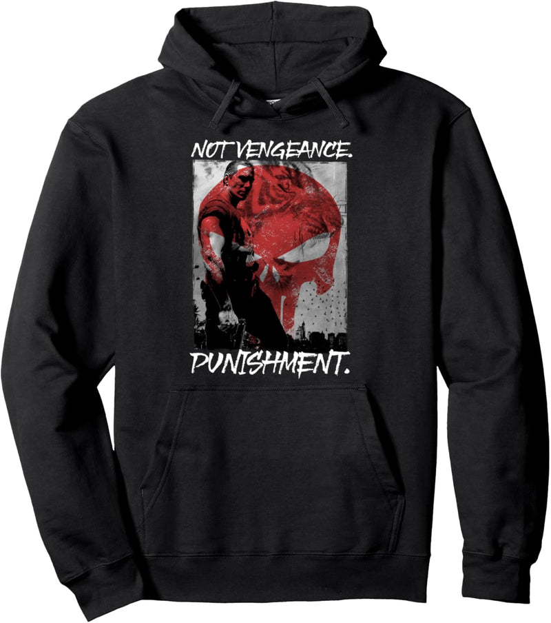 Marvel The Punisher Not Vengeance Skull Pullover Hoodie