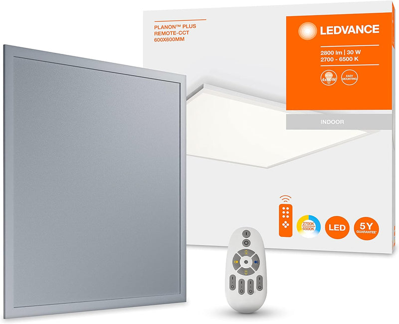 LEDVANCE LED Panel-Leuchte, Leuchte für Innenanwendungen, Aufbauleuchte, Dimmbar und Farbtemperaturw