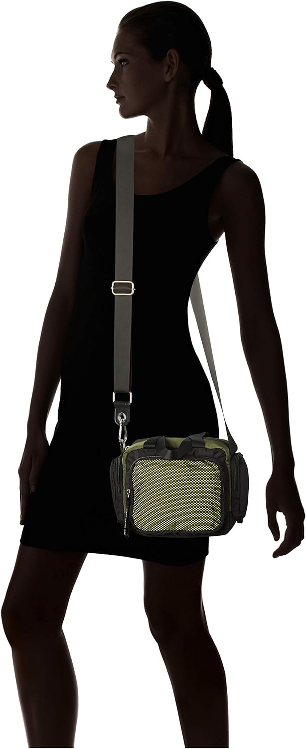 TOM TAILOR Damen Sandrine Cross Bag, M Mixed Khaki, Mixed Khaki