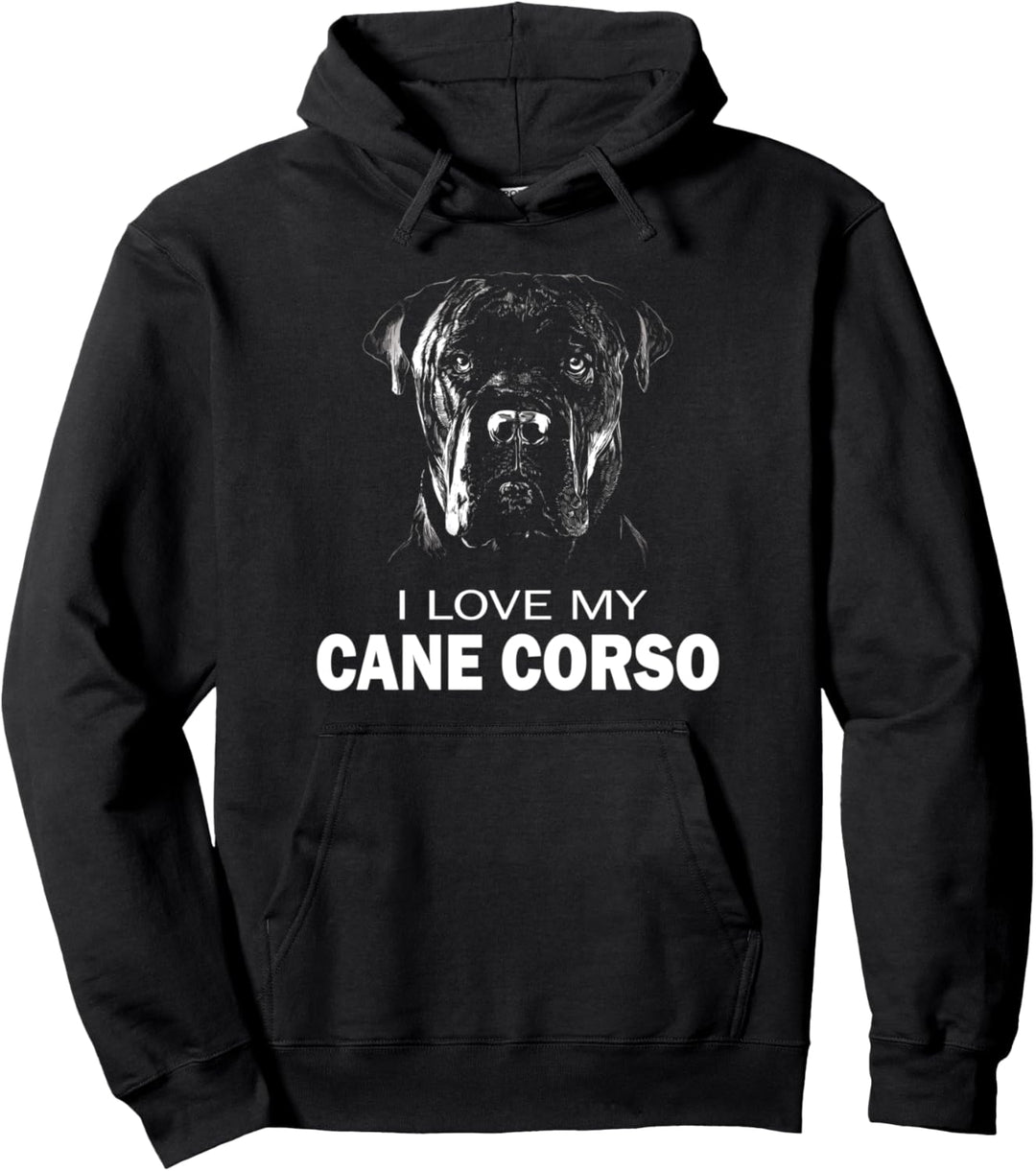 Cane Corso Hund Herrchen Frauchen Mann Männer Frau Frauen Pullover Hoodie