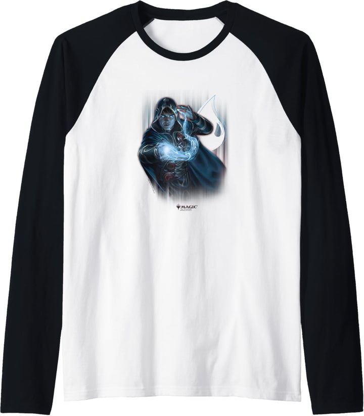Magic: The Gathering Water Mage With Transparent Symbol Raglan