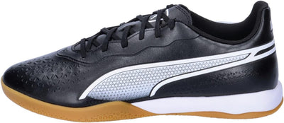 PUMA Unisex King Match It Soccer Shoe 45 EU Puma Black Puma White, 45 EU Puma Black Puma White