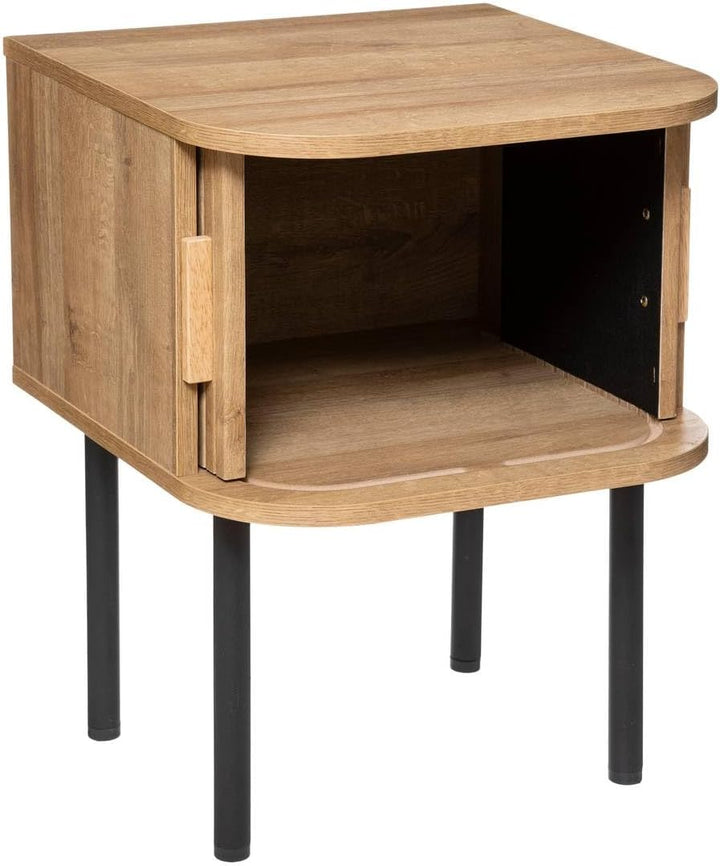 Zweitüriges Nachttischchen Colva - Natur - Beige - Atmosphera créateur d'intérieur cm Beige, cm Beig