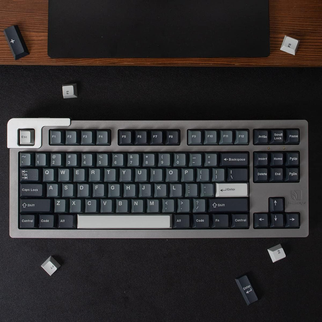 173 Tasten Doubleshot Keycaps Cherry Profile Apollo Keycaps Set für 61/64/87/104/108 Cherry Mx Switc