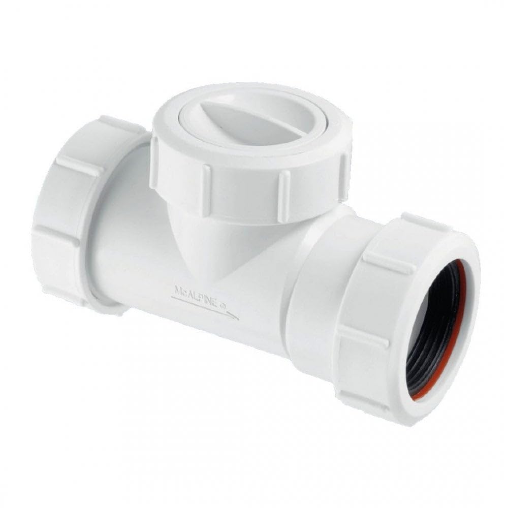 McAlpine T28M-NRV Multifit In-Line Rückschlagventil, weiss