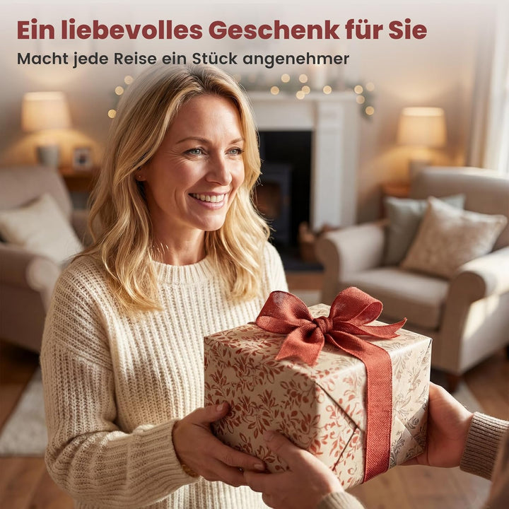 COSYLAND Nackenkissen Flugzeug & Auto - 360° Support Memory Foam Reisekissen Verstellbar - Ergonomis