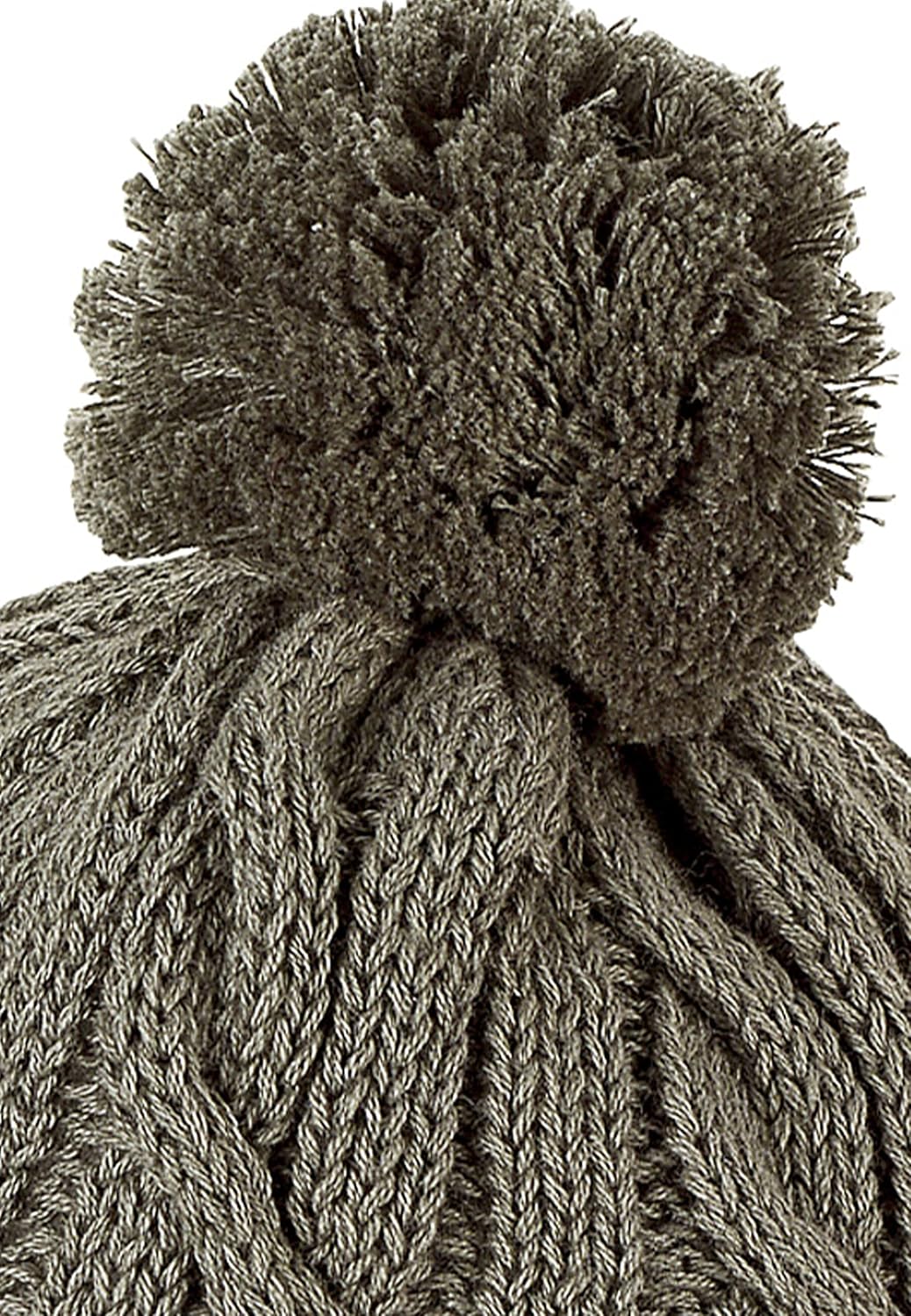 Sterntaler Mütze mit Bommel, Strickmütze mit Bommel Dunkelgrün 43, Dunkelgrün 43