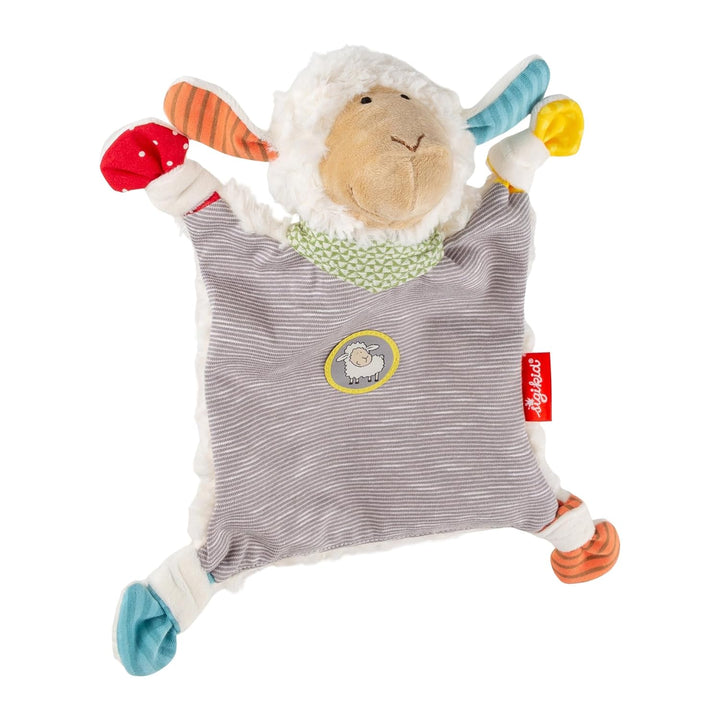 SIGIKID 39240 Schnuffeltuch Schaf Kuscheltuch Mädchen und Jungen Babyspielzeug empfohlen ab Geburt m