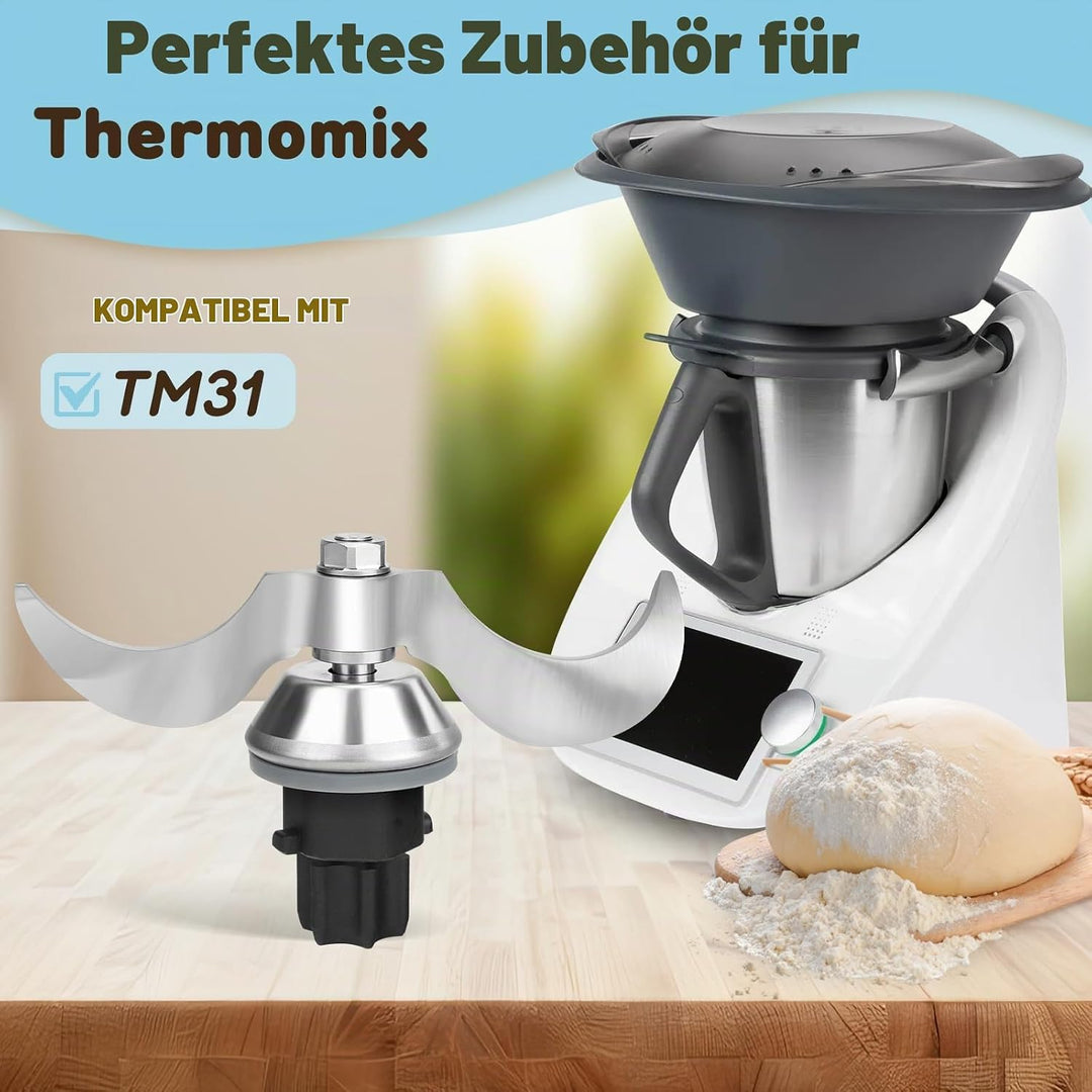 Messer für Vorwerk Thermomix TM31, Ersatzteile für Thermomix Messer, Mixmesser Ersatz Zubehör passen